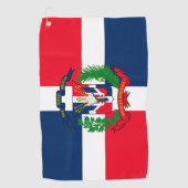 Dominikanische Republik Golfhandtuch (Vorderseite)