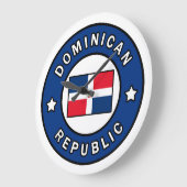 Dominikanische Republik Große Wanduhr (Winkel)