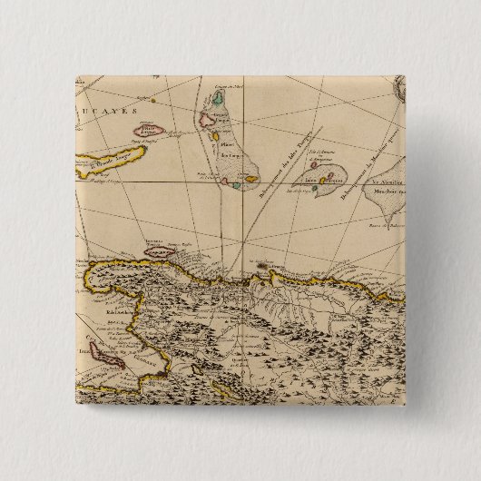 Dominikanische Republik, Haiti, Westindien Button (Vorderseite)