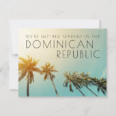 Dominikanische Republik: Hochzeit retten Ankündigung (Vorderseite)