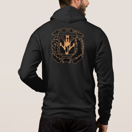 Dominikanische Republik Hoodie (Rückseite)