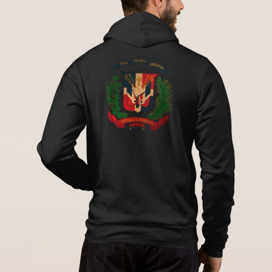 Dominikanische Republik Hoodie (Rückseite)