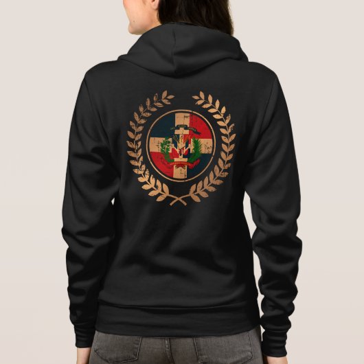 Dominikanische Republik Hoodie (Rückseite)