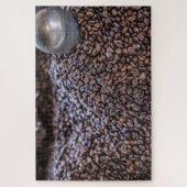 Dominikanische Republik Kaffeebohnen Puzzle (Vertikal)