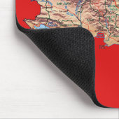Dominikanische Republik-Karte Mousepad (Ecke)