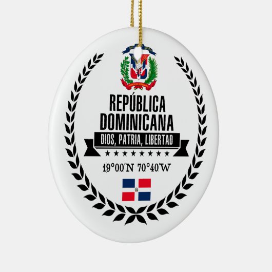 Dominikanische Republik Keramik Ornament (Rechts)