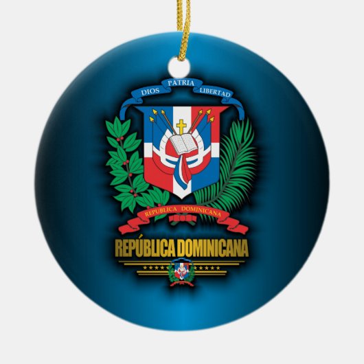 Dominikanische Republik Keramikornament (Vorne)