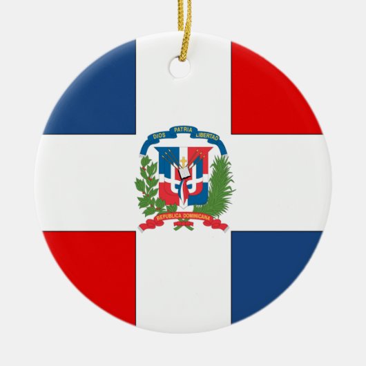 Dominikanische Republik Keramikornament (Vorne)