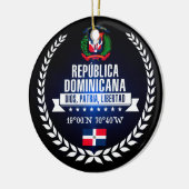 Dominikanische Republik Keramikornament (Links)