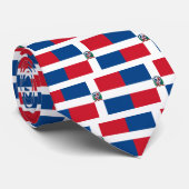 Dominikanische Republik Krawatte (Gerollt)
