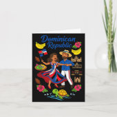 Dominikanische Republik Kultur Tanz Reisen Karte (Vorderseite)