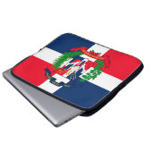 Dominikanische Republik Laptopschutzhülle (Vorne Knopf)
