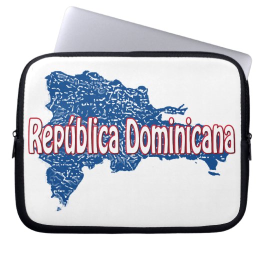 Dominikanische Republik Laptopschutzhülle (Vorderseite)