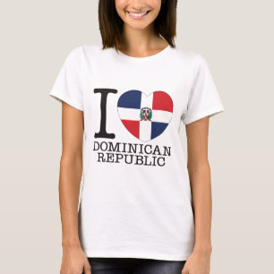 Dominikanische Republik-Liebe v2 T-Shirt