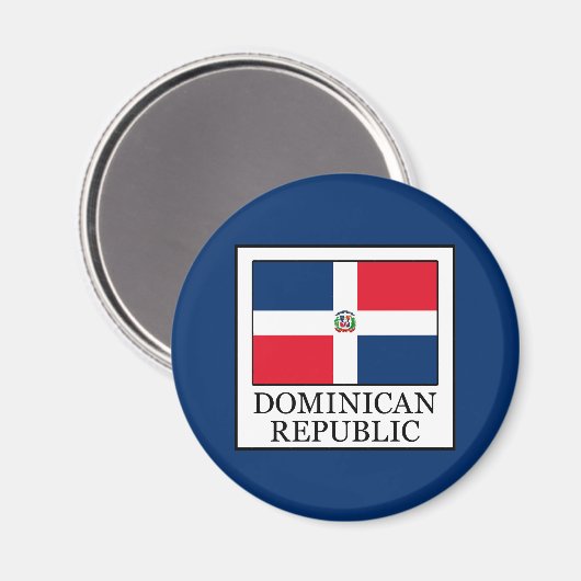 Dominikanische Republik Magnet (Vorderseite/Rückseite)