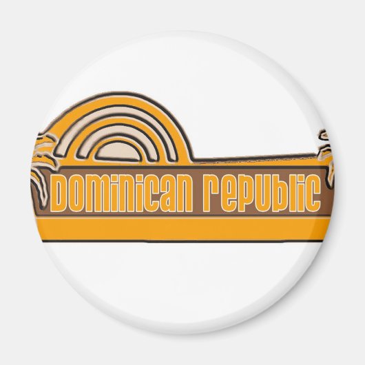 Dominikanische Republik Magnet (Vorne)