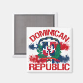 Dominikanische Republik Magnet (Vorderseite/Rückseite)