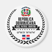 Dominikanische Republik Magnet (Vorne)