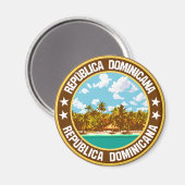 Dominikanische Republik Magnet (Vorderseite/Rückseite)