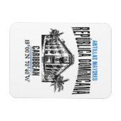 Dominikanische Republik Magnet (Horizontal)