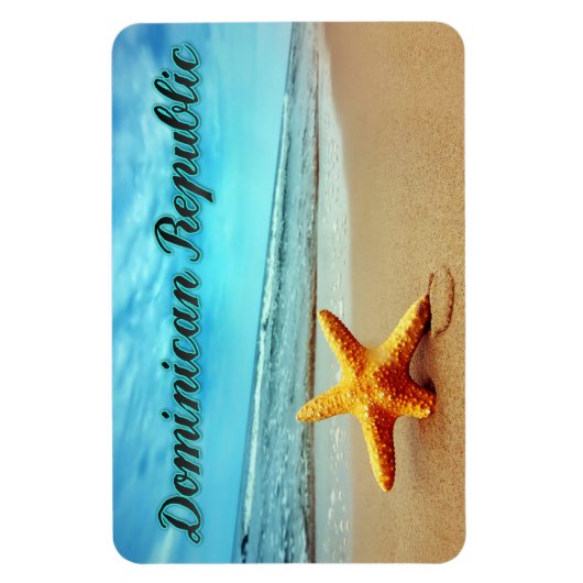 Dominikanische Republik Magnet (Vertikal)