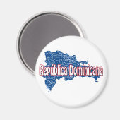 Dominikanische Republik Magnet (Vorderseite/Rückseite)