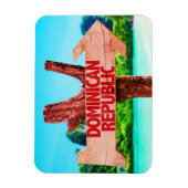 Dominikanische Republik Magnet (Vertikal)