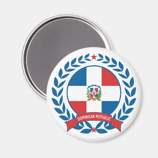 Dominikanische Republik Magnet (Vorderseite/Rückseite)