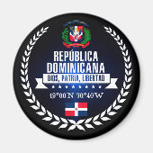 Dominikanische Republik Magnet (Vorne)