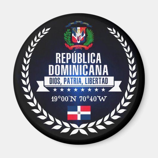 Dominikanische Republik Magnet (Vorne)