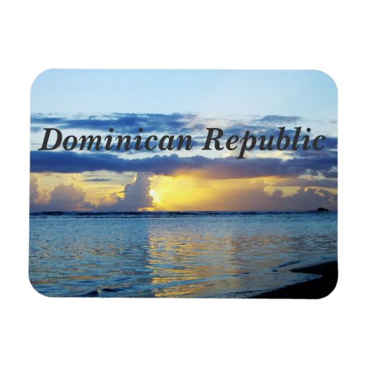 Dominikanische Republik Magnet (Horizontal)