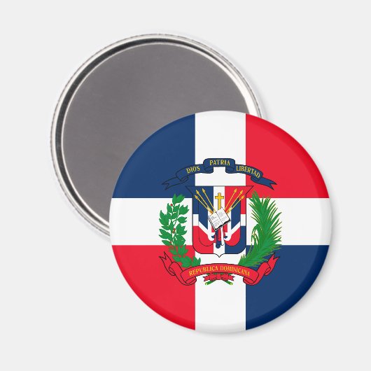 Dominikanische Republik Magnet (Vorderseite/Rückseite)