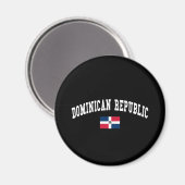 DOMINIKANISCHE REPUBLIK MAGNET (Vorderseite/Rückseite)