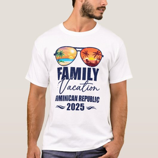 Dominikanische Republik Matching Family Vacation 2 T-Shirt (Vorderseite)