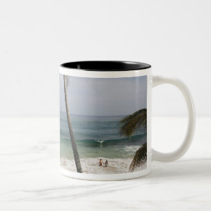Dominikanische Republik, Nordküste, Abreu, Playa  Zweifarbige Tasse