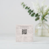 Dominikanische Republik: Passport Wedding QR Begleitkarte (Stehend Vorderseite)