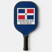 Dominikanische Republik Pickleball Schläger (Rückseite)