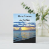 Dominikanische Republik Postkarte (Stehend Vorderseite)