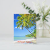 Dominikanische Republik Postkarte (Stehend Vorderseite)