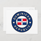 Dominikanische Republik Postkarte (Vorne/Hinten)