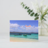 Dominikanische Republik Postkarte (Stehend Vorderseite)