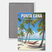 Dominikanische Republik Punta Cana Beach Travel Magnet (Vorderseite/Rückseite)
