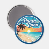 Dominikanische Republik Punta Cana Beach Travel Magnet (Vorderseite/Rückseite)