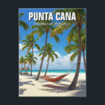 Dominikanische Republik Punta Cana Beach Travel Postkarte<br><div class="desc">Punta Cana liegt an der östlichsten Spitze der Dominikanischen Republik und ist eines der beliebtesten Urlaubsziele der Karibik, bekannt für seine langen Strände mit weißem Sand, türkisfarbenem Wasser und All-Inclusive-Resorts. Punta Cana grenzt sowohl an den Atlantik als auch an das Karibische Meer und ist ein tropisches Paradies, das Sonnenanbeter, Flitterwöchler...</div>