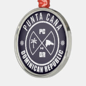 Dominikanische Republik Punta Cana - Not Ornament Aus Metall (Links)