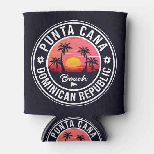 Dominikanische Republik Punta Cana - Retro Souveni Dosenkühler (Vorderseite)