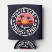 Dominikanische Republik Punta Cana - Retro Souveni Dosenkühler (Rückseite)