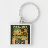 Dominikanische Republik Punta Cana - Retro Souveni Schlüsselanhänger (Vorne)