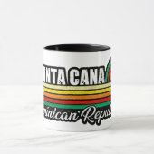 Dominikanische Republik Punta Cana - Retro Souveni Tasse (Zentrum)