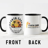 Dominikanische Republik Punta Cana - Retro Souveni Tasse